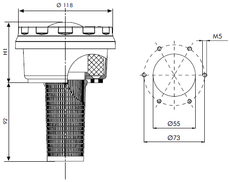 FILTREC FB250D2G10000 Luftfilter Einfüll und Belüftung