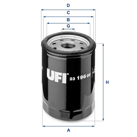 23.196.00 oil filter spin-on