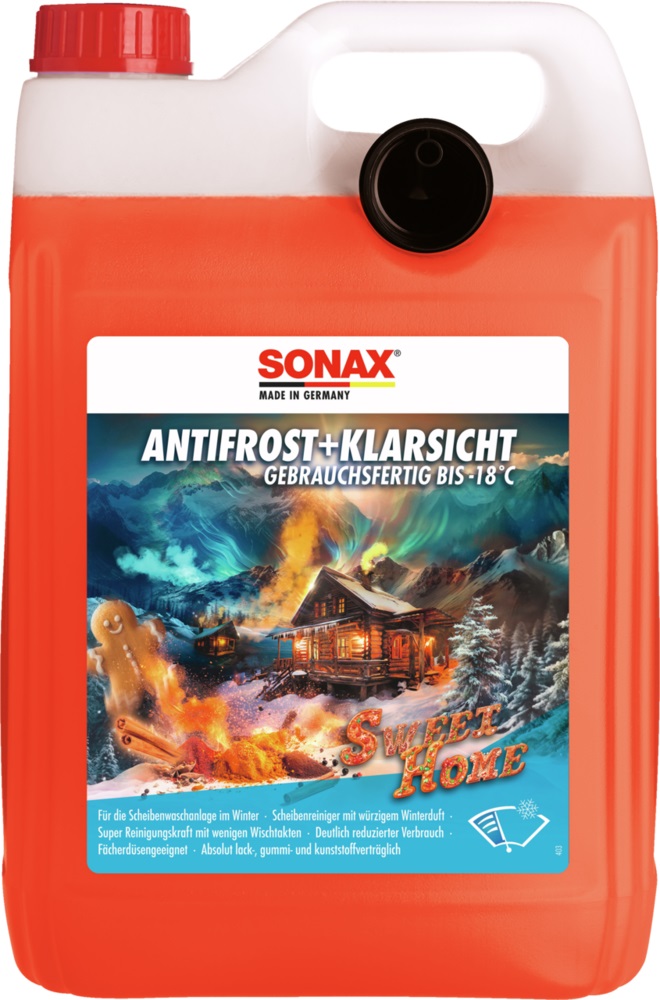 SONAX AntiFrost+KlarSicht bis -18 °C Sweet Home - 5 Ltr