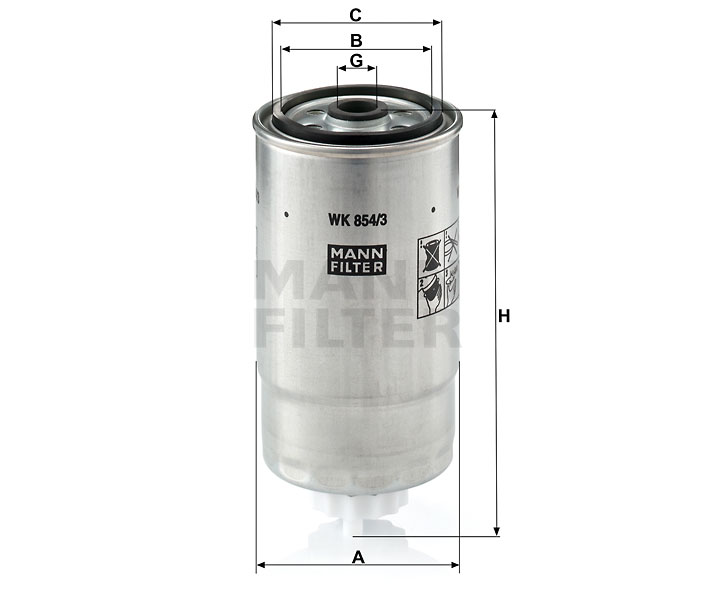 WK 854/3 fuel filter