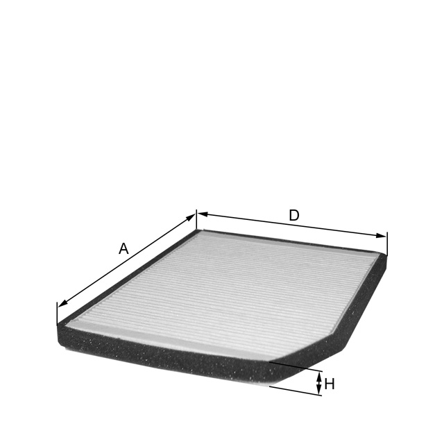 HCK7124 Innenraumfilterelement (Aktivkohle)