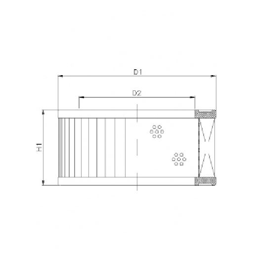 WP795 Luftfilterelement