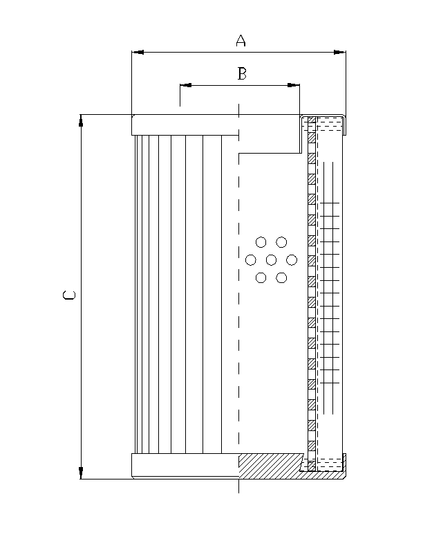 DMD0015F05B Filterelement für Druckfilter