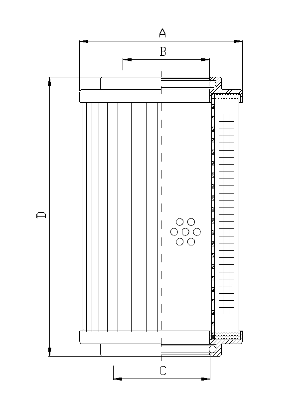 R221T125 Filterelement für Rücklauffilter