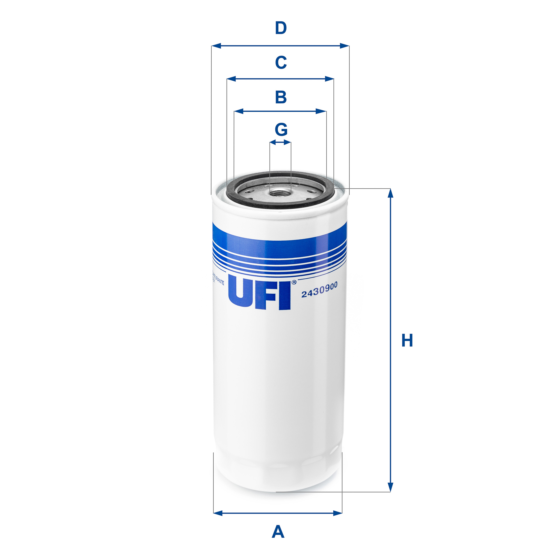 24.309.00 fuel filter spin-on