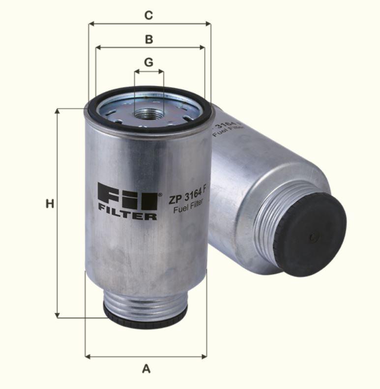 ZP3164F Kraftstofffilter SpinOn