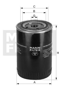 W 941 oil filter spin-on