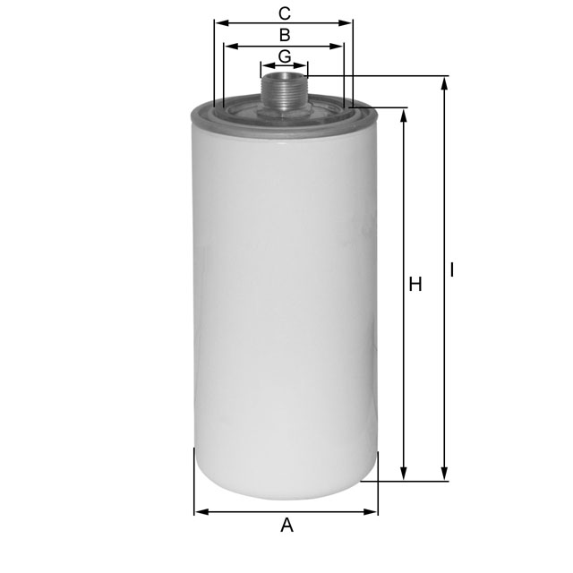 ZP3208A oil filter spin-on