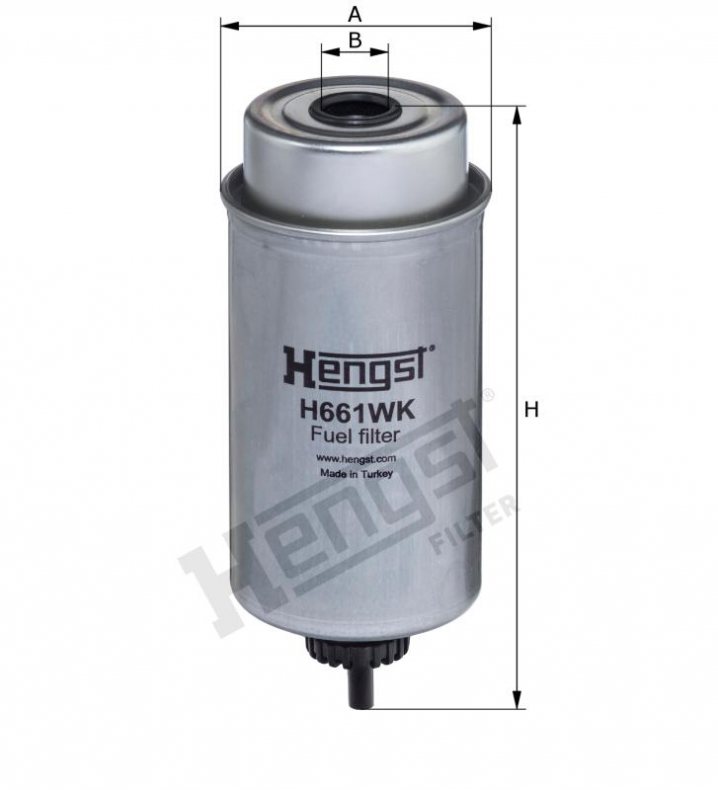 H661WK fuel filter element