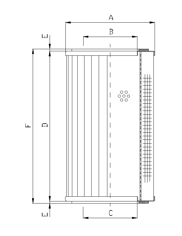 R650G25 Hydraulikfilterelement (Rücklauffilter)