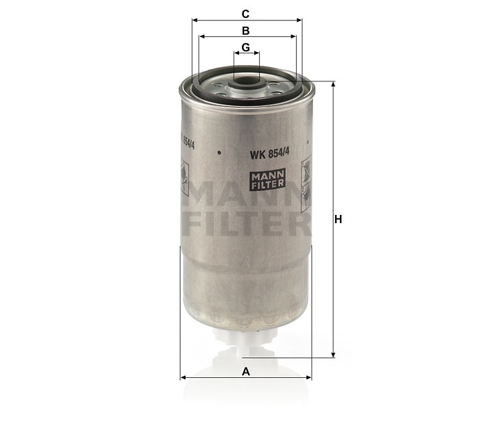 WK 854/4 fuel filter