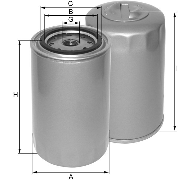 ZP3105 oil filter spin-on