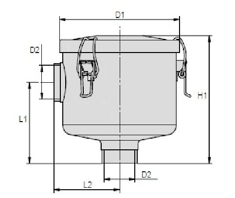 SA6952 Luftfilter Vakuumfilter G 1"