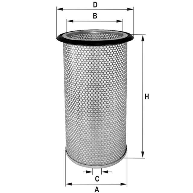 HP498 air filter element (secondary)