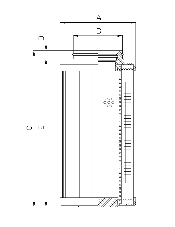 D732G10BV Filterelement für Druckfilter