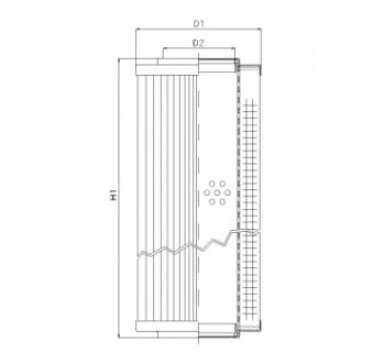 RVR12000E20V Hydraulikfilterelement (Rücklauffilter)