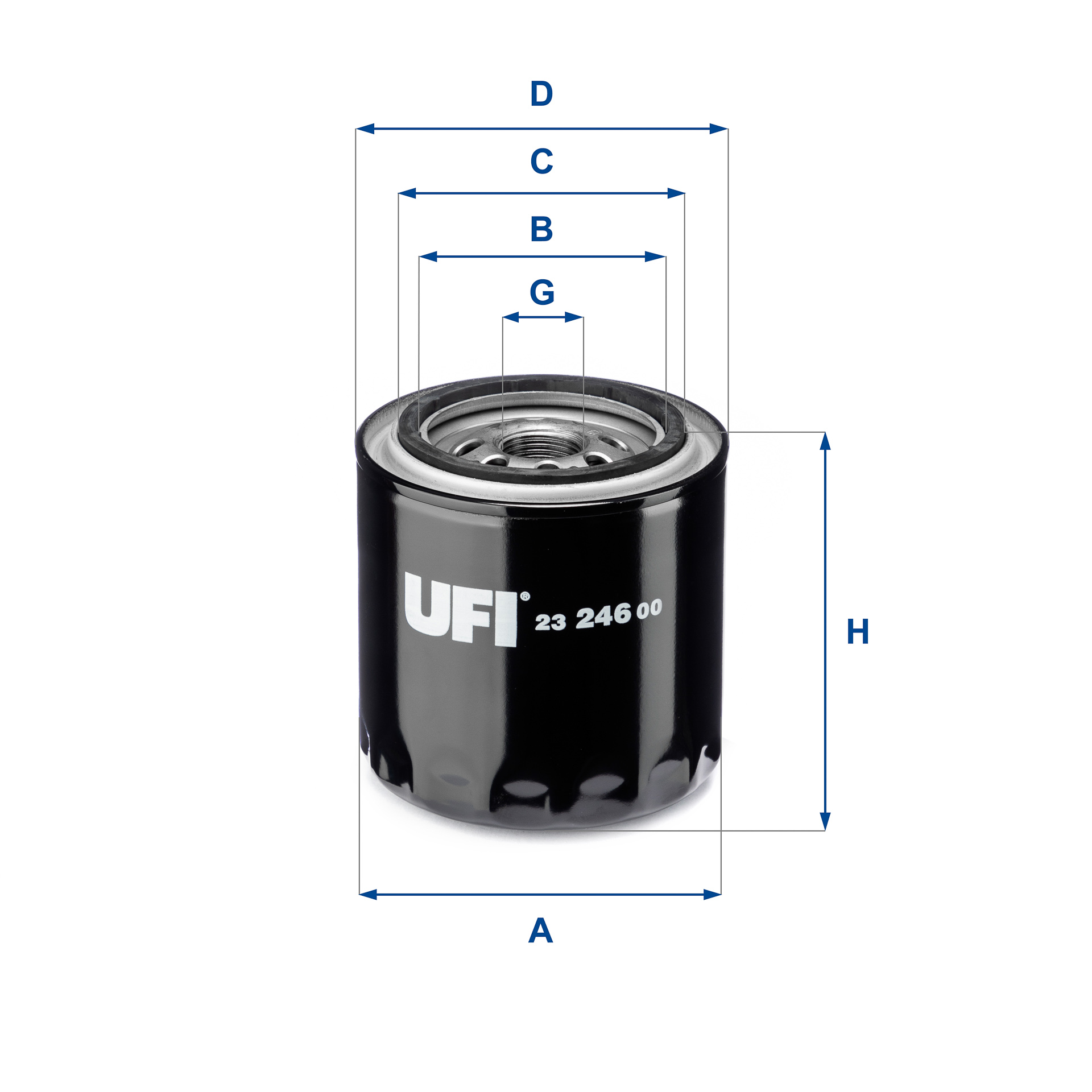 23.246.00 oil filter spin-on