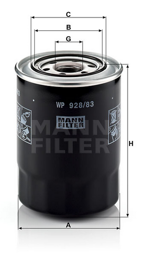 WP 928/83 oil filter