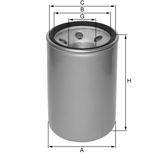 ZP3024F Kraftstofffilter SpinOn