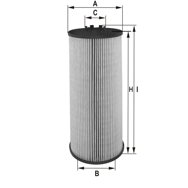 MLE1349 Ölfilterelement (metallfrei)