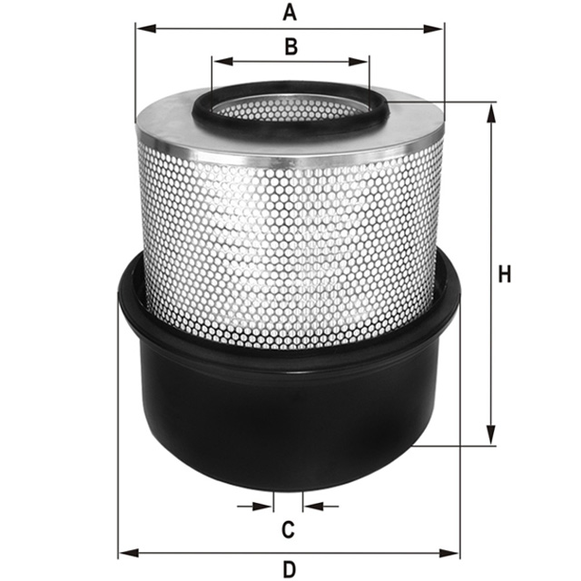 HP760 air filter element