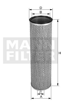 CF 22 269 air filter element (secondary)