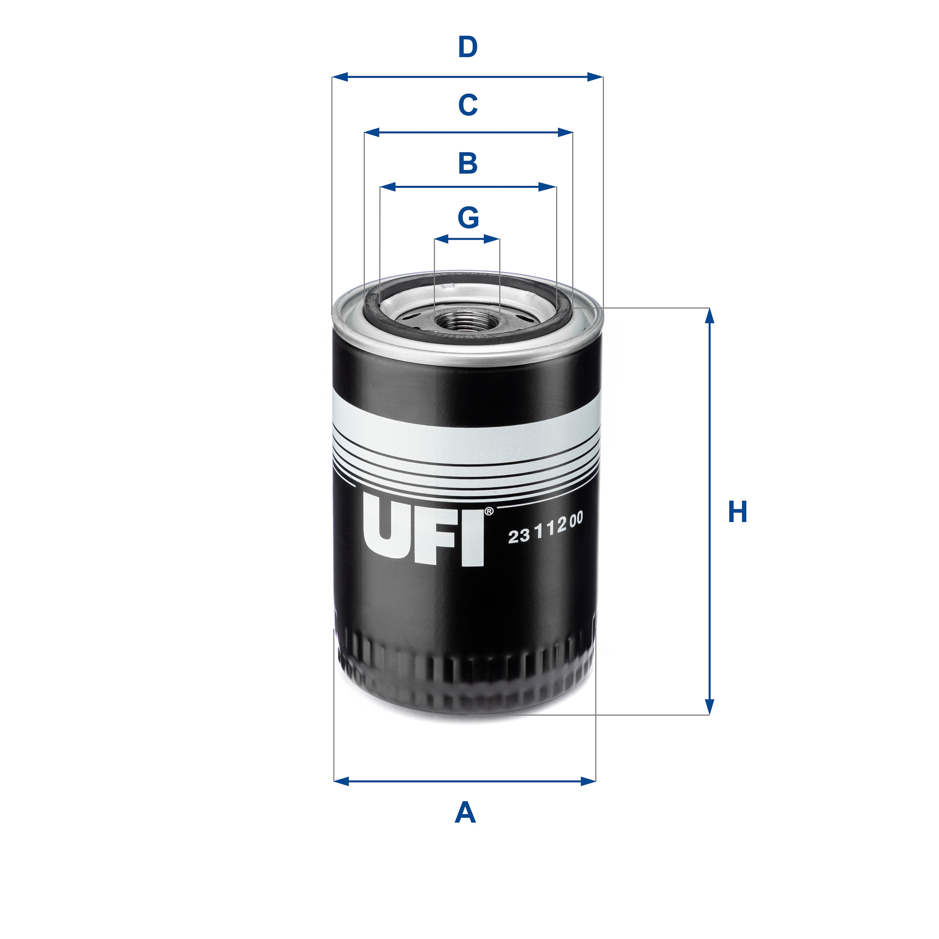 23.112.00 oil filter spin-on