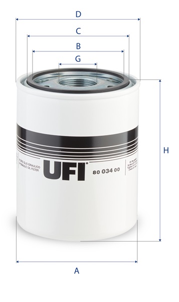 80.034.00 Ölfilter SpinOn