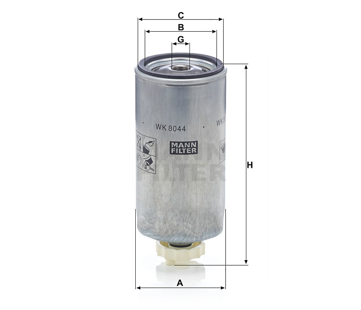 WK 8044 x fuel filter