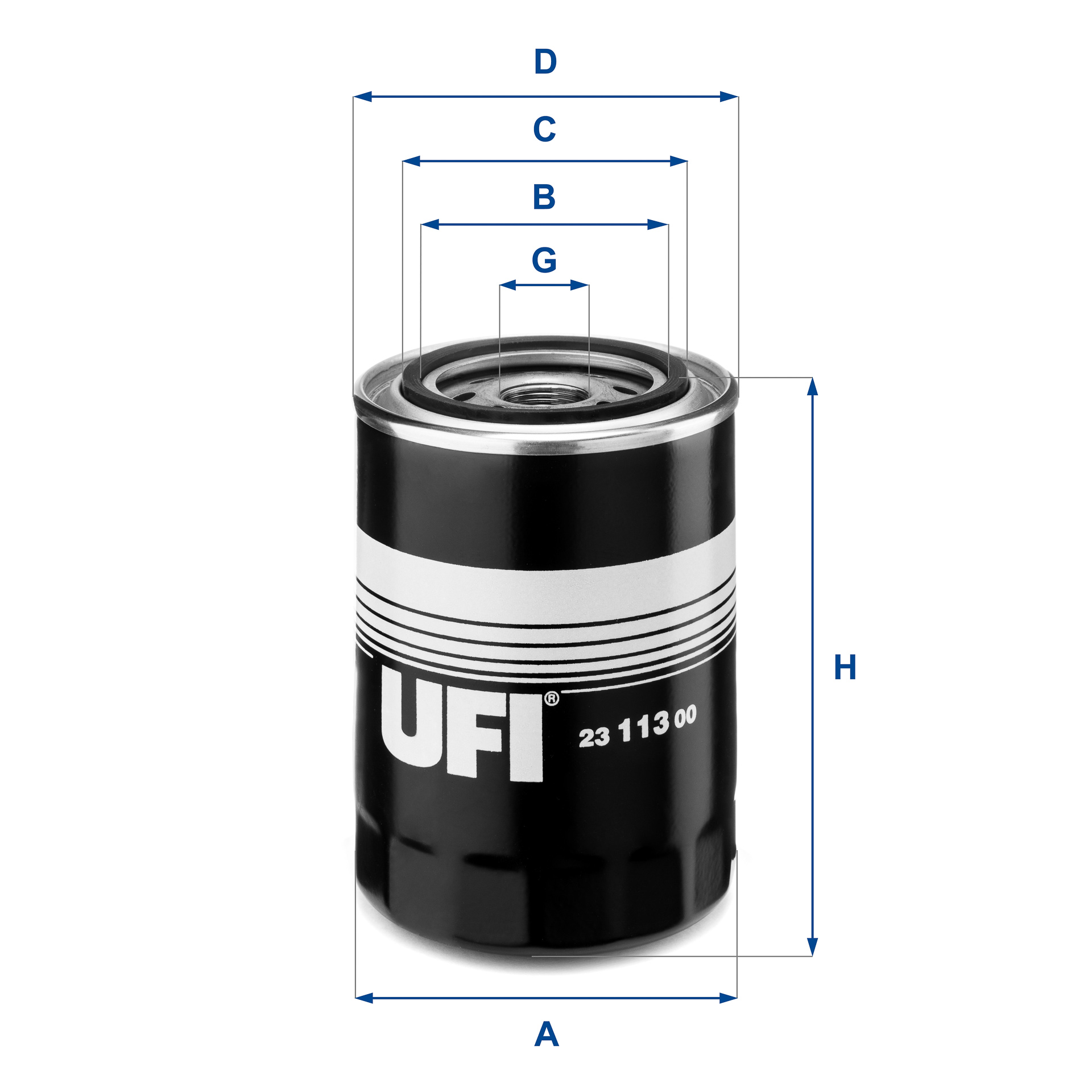 23.113.00 oil filter spin-on