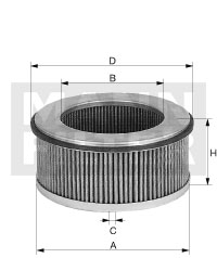 CU 33 128 Innenraumfilterelement