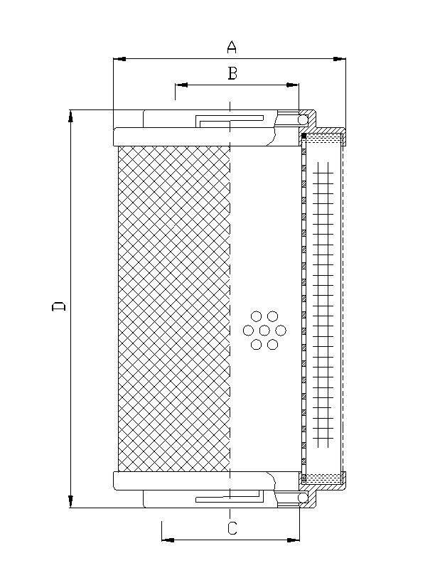 RHK800M10B Hydraulikfilterelement (Rücklauffilter)