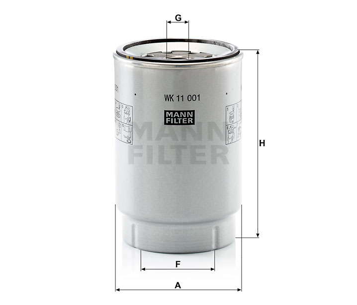 WK 11 001 x fuel filter