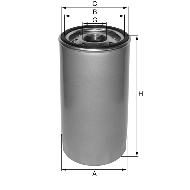 ZP3165 oil filter (spin-on)