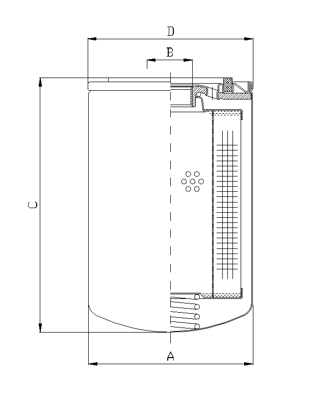 AWG117 oil filter (spin-on)