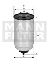 WK 10 017 x fuel filter spin-on