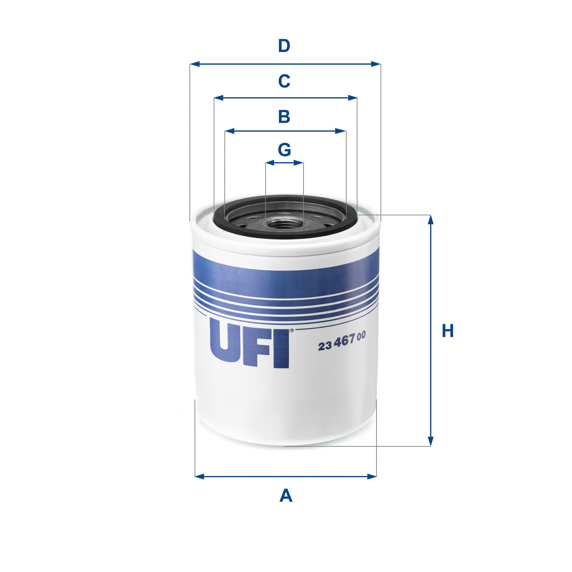 23.467.00 oil filter spin-on