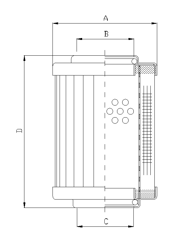 XR063C10B0 Filterelement für Rücklauffilter