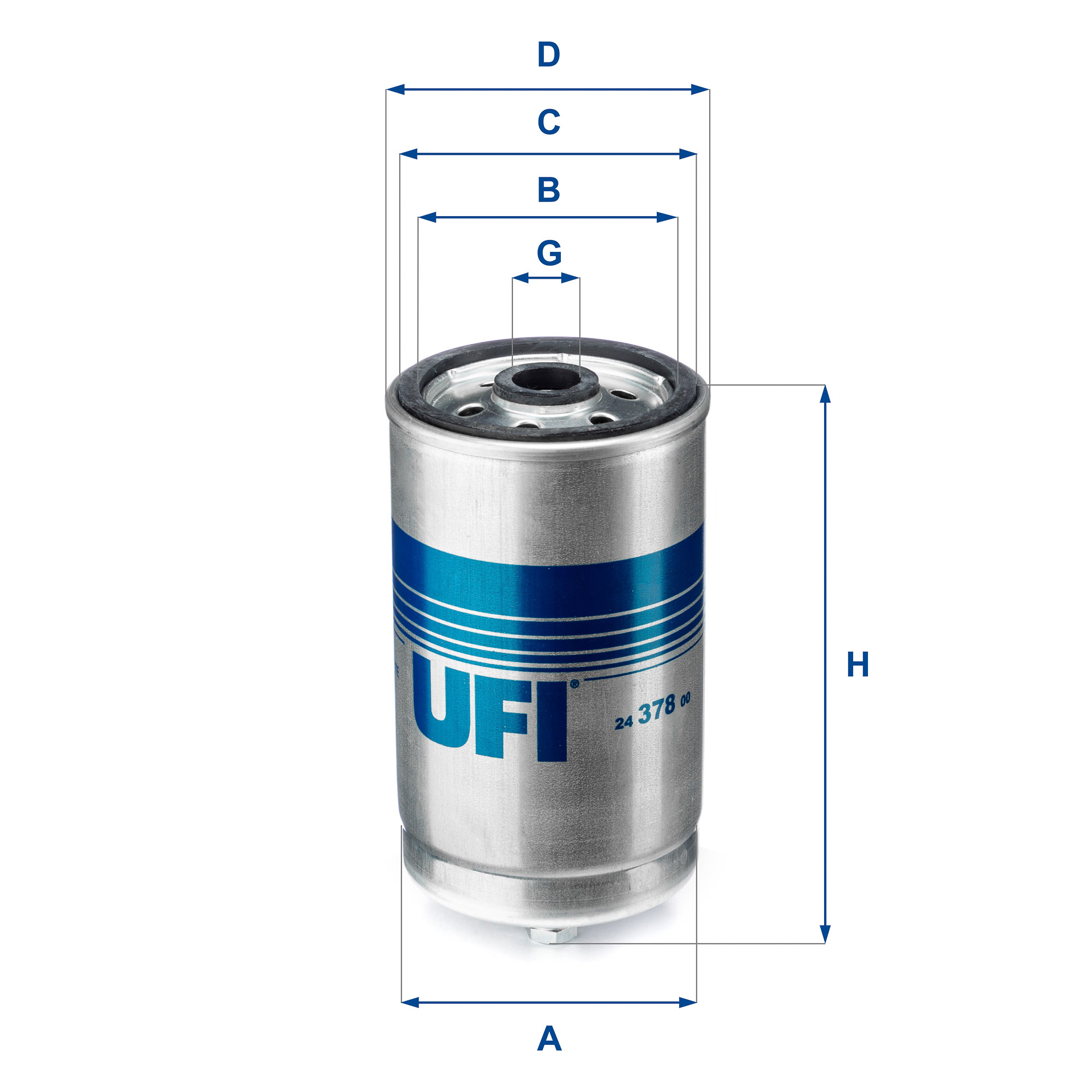 24.378.00 fuel filter spin-on