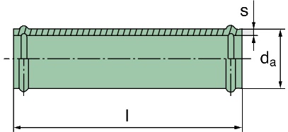 39 000 25 162 Rohr, D=62mm