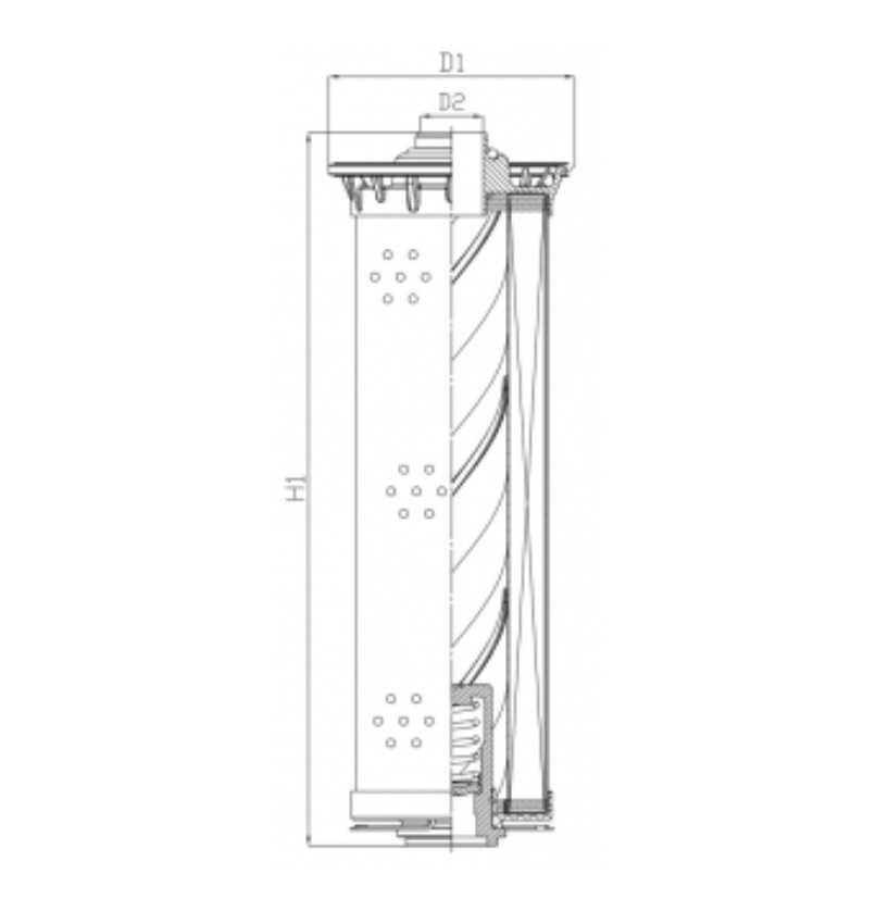 DHX100G10B3 hydraulic filter element