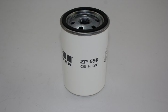 ZP550 oil filter spin-on