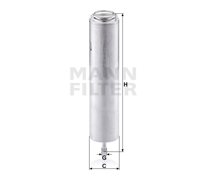 WK 5002 x fuel filter in-line