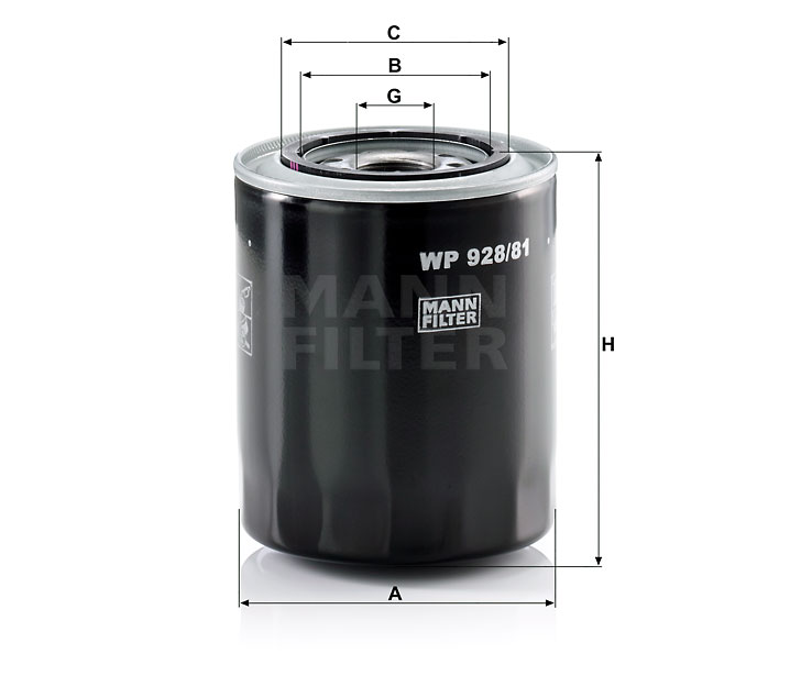 WP 928/81 oil filter