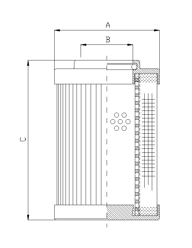 DVD20045F20B/1 Filterelement für Druckfilter