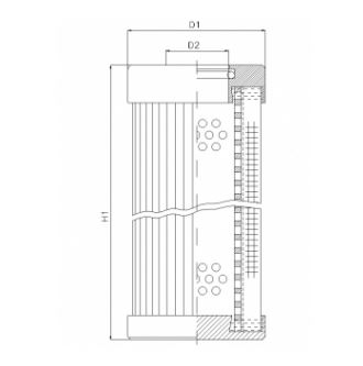 D121G03BV/ESD Hydraulikfilterelement (Druckfilter)