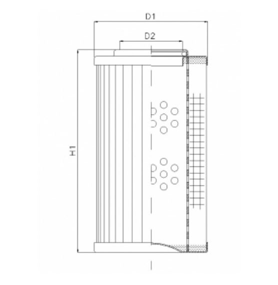 D110G06A Hydraulikfilterelement (Druckfilter)