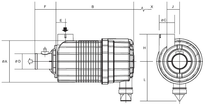 G100319 Luftfilter (RadialSeal FPG Alexin)