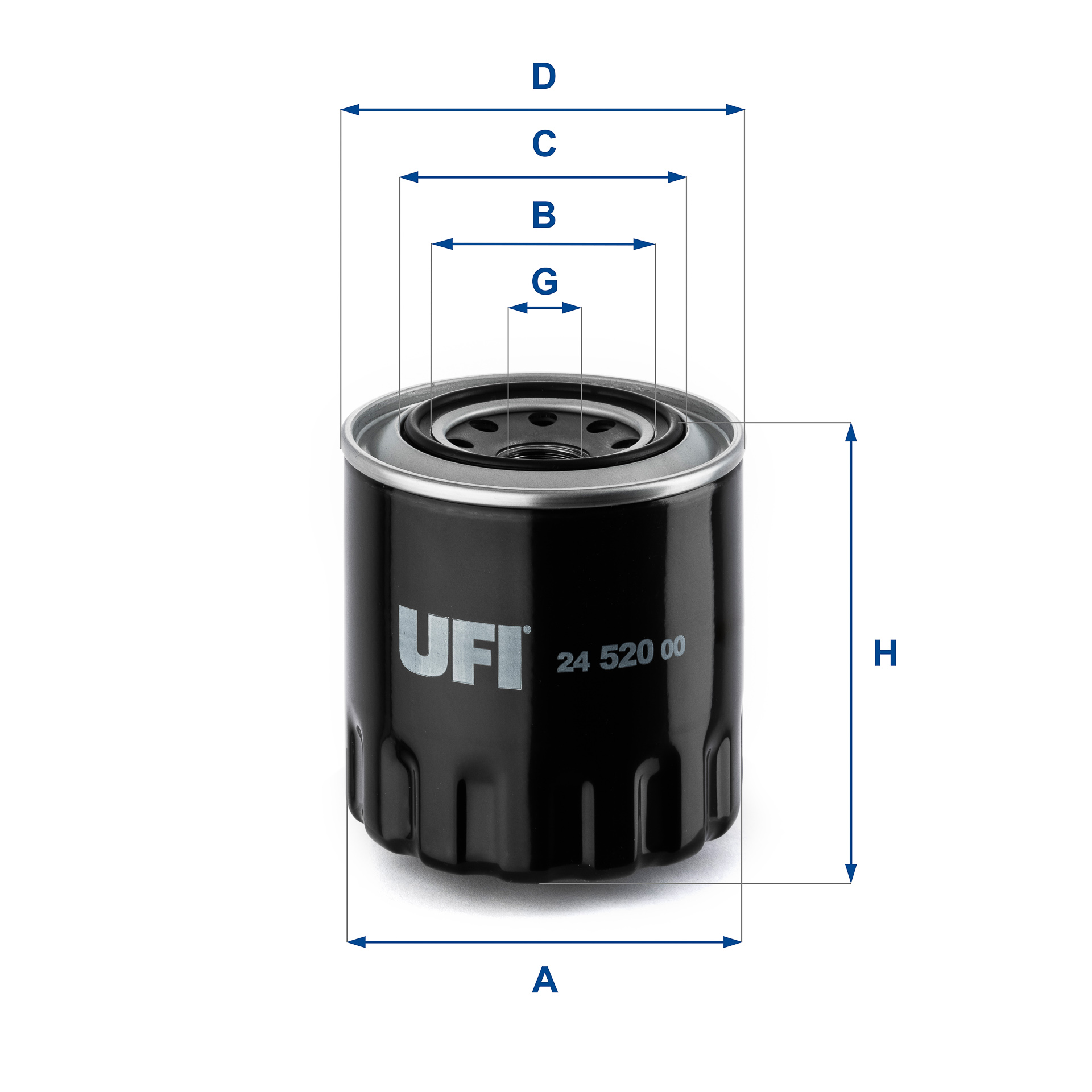 24.520.00 fuel filter spin-on