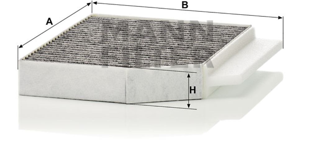 CUK 26 023 Innenraumfilterelement (Aktivkohle)